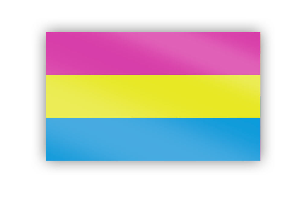 Pansexual Pride Flag Sticker Sticker La Vie Bien Pansexual Pride Flag Sticker