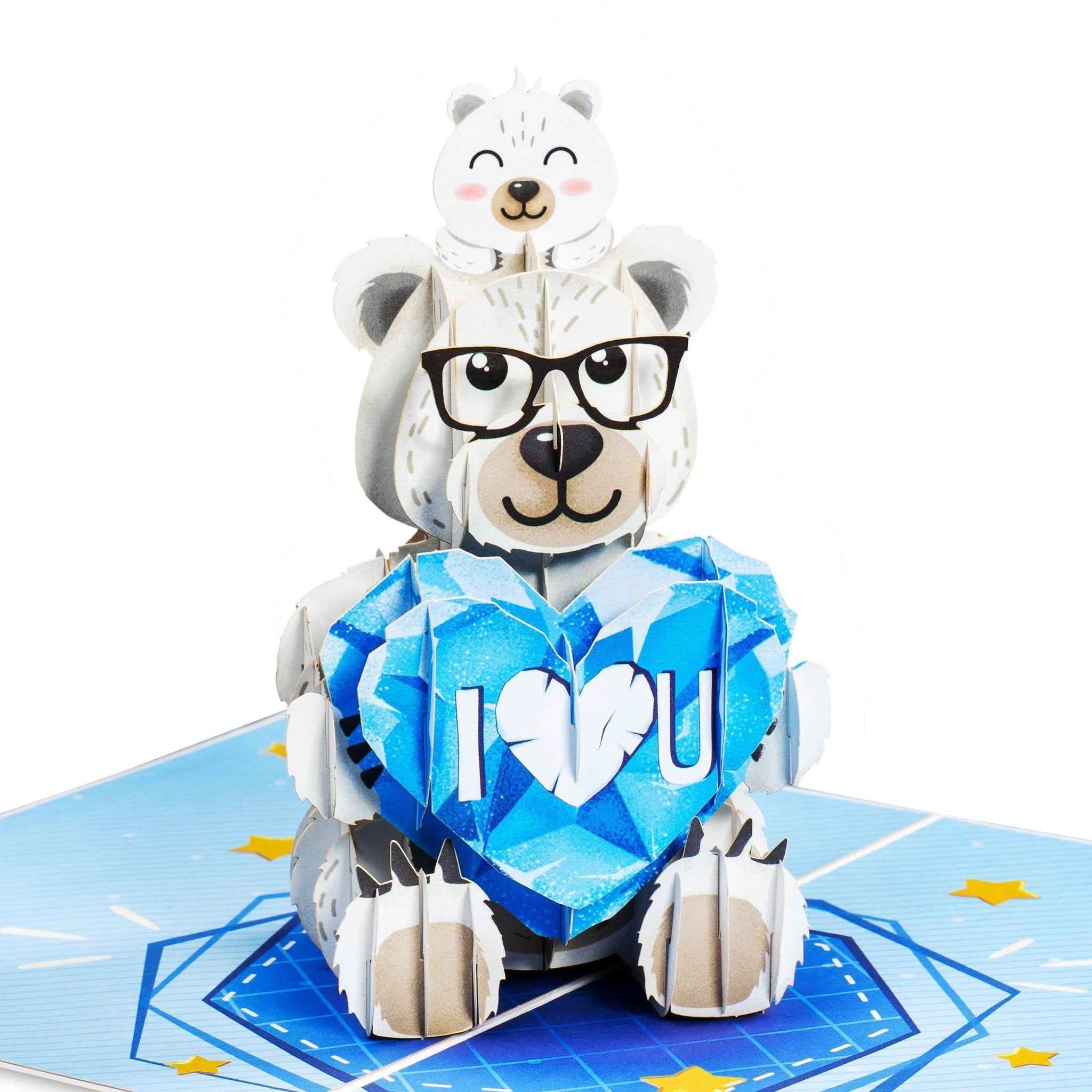 Papa Bear Pop Up Card by Paper Love