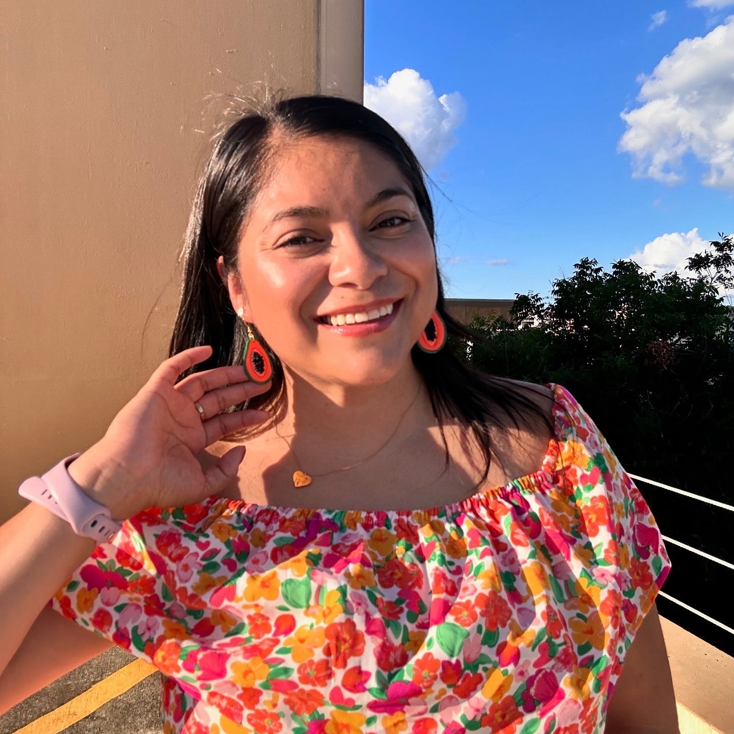 Papaya Earrings Earrings La Vie Bien Papaya Earrings