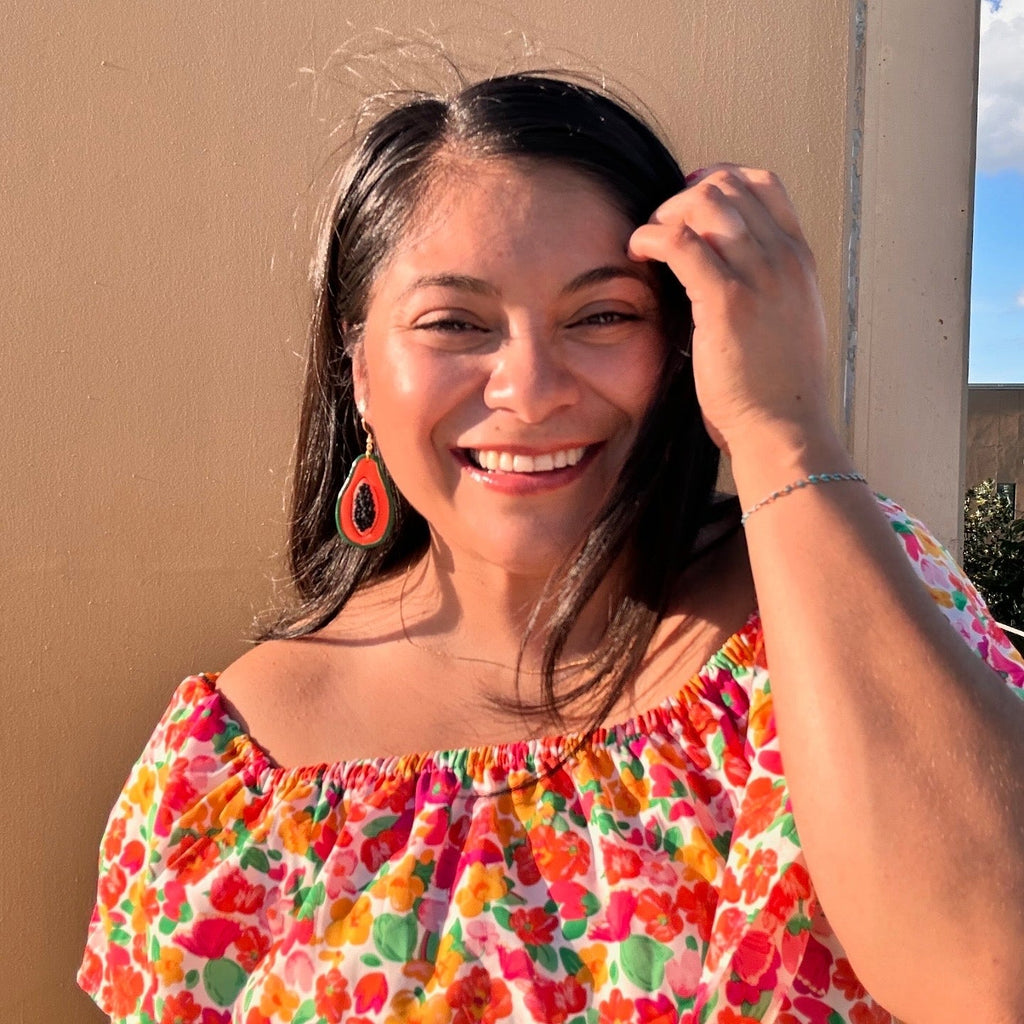 Papaya Earrings Earrings La Vie Bien Papaya Earrings