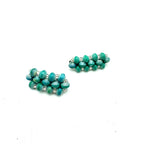 Paper Bead Hair Clips (Set of 2)- Turquoise Bag La Vie Bien Paper Bead Hair Clips (Set of 2)- Turquoise