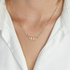 Paperclip Angel Numbers Necklace La Vie Bien Paperclip Angel Numbers Necklace