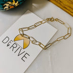 Paperclip Chain Anklet by Derive Jewelry