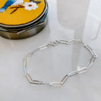 Paperclip Chain Anklet by Derive Jewelry