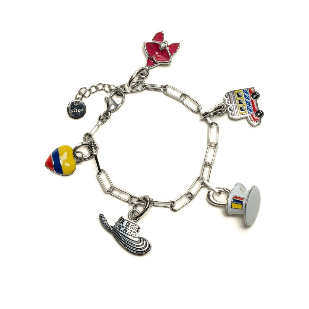 Paperclip Chain Bracelet - Colombian Charms Collection