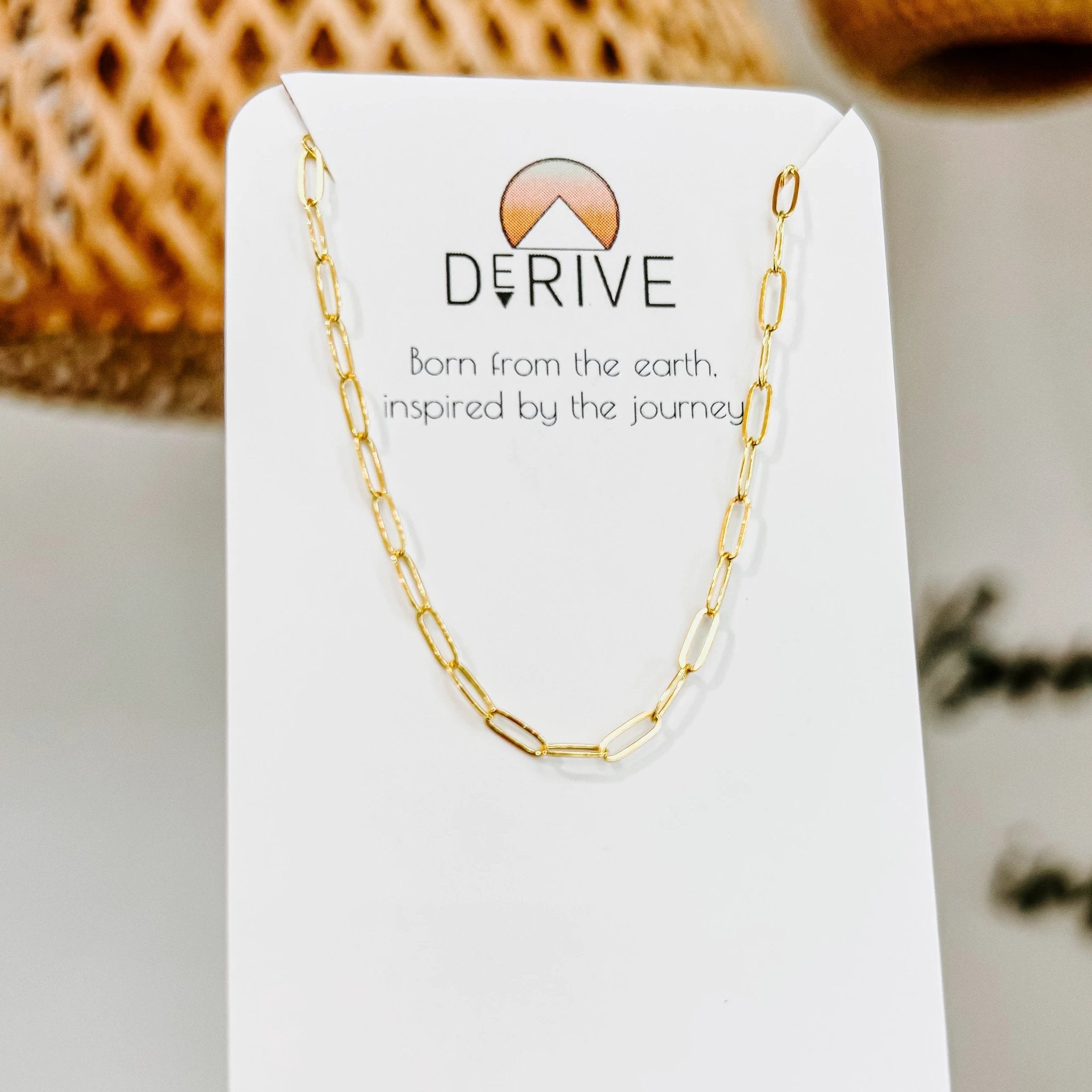 Paperclip Chain Necklace by Derive Jewelry