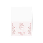 Para mi tía pink Greeting Card: Floral Line Art Design, elegant feminine birthday card for Spanish aunt, gift for tia, stationery by Printify