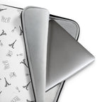 Paris French chic Laptop Sleeve (13" or 15"), eiffel tower, arc de triomphe, wine glasses and bistro table design La Vie Bien Paris French chic Laptop Sleeve (13" or 15"), eiffel tower, arc de triomphe, wine glasses and bistro table design