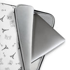 Paris French chic Laptop Sleeve (13" or 15"), eiffel tower, arc de triomphe, wine glasses and bistro table design La Vie Bien Paris French chic Laptop Sleeve (13" or 15"), eiffel tower, arc de triomphe, wine glasses and bistro table design