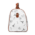 Paris landmarks Travel Duffle for French travel, Water resistant Weekend Bag Bags La Vie Bien Paris landmarks Travel Duffle for French travel, Water resistant Weekend Bag