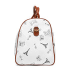 Paris landmarks Travel Duffle for French travel, Water resistant Weekend Bag Bags La Vie Bien Paris landmarks Travel Duffle for French travel, Water resistant Weekend Bag