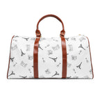Paris landmarks Travel Duffle for French travel, Water resistant Weekend Bag Bags La Vie Bien Paris landmarks Travel Duffle for French travel, Water resistant Weekend Bag