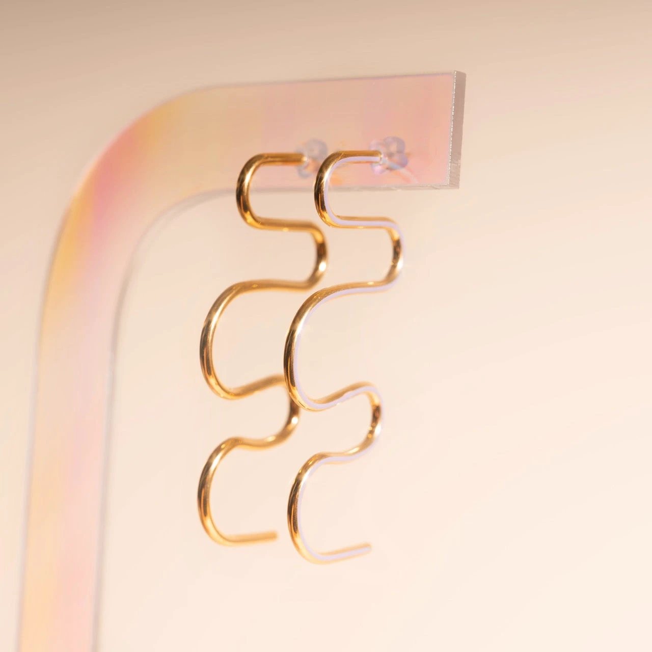 Party Ribbon Stud Earrings by Oh Clementine
