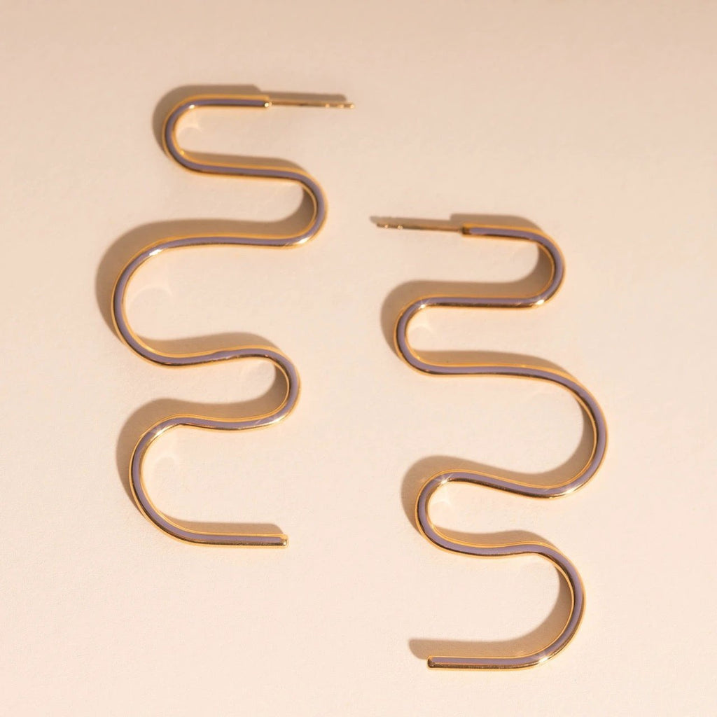 Party Ribbon Stud Earrings by Oh Clementine