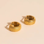 Party Super Chunky Huggie Hoop Earrings by Oh Clementine