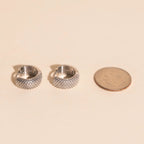 Party Super Chunky Huggie Hoop Earrings by Oh Clementine