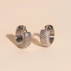 Party Super Chunky Huggie Hoop Earrings by Oh Clementine