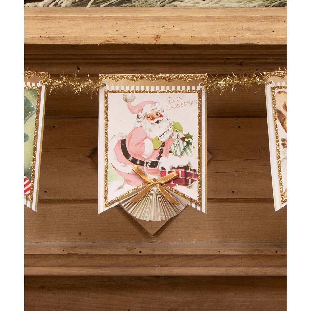 Pastel Retro Garland by Bethany Lowe Designs Seasonal & Holiday Decorations La Vie Bien Pastel Retro Garland by Bethany Lowe Designs
