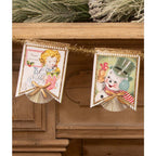 Pastel Retro Garland by Bethany Lowe Designs Seasonal & Holiday Decorations La Vie Bien Pastel Retro Garland by Bethany Lowe Designs