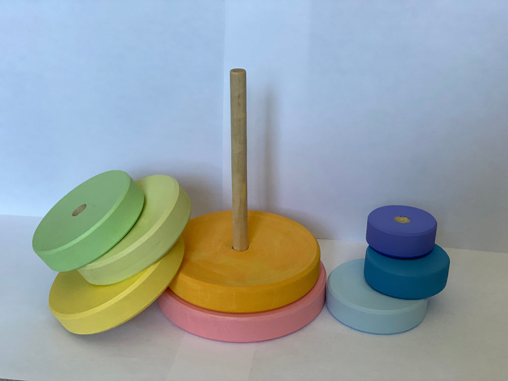 Pastel Stacking Pyramid