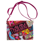 Patchwork Embroidered Clutch / iPad Bag - Thailand Bags La Vie Bien Patchwork Embroidered Clutch / iPad Bag - Thailand