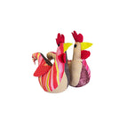 Patchwork Rooster Stuffed Animal by Papillon Marketplace Online
