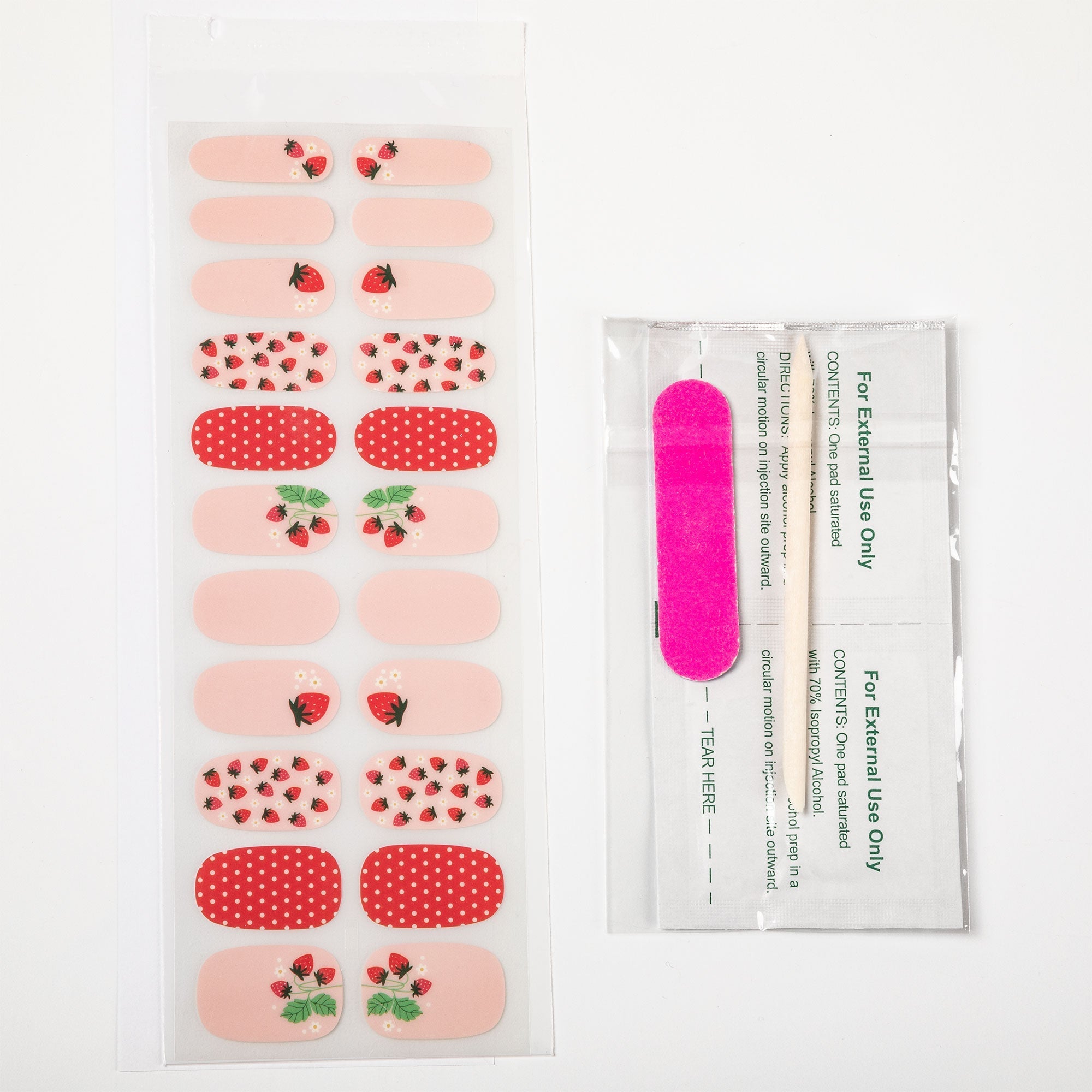 Patterned Manicure Nail Wrap Kit Bath & Body & Self Care La Vie Bien Patterned Manicure Nail Wrap Kit