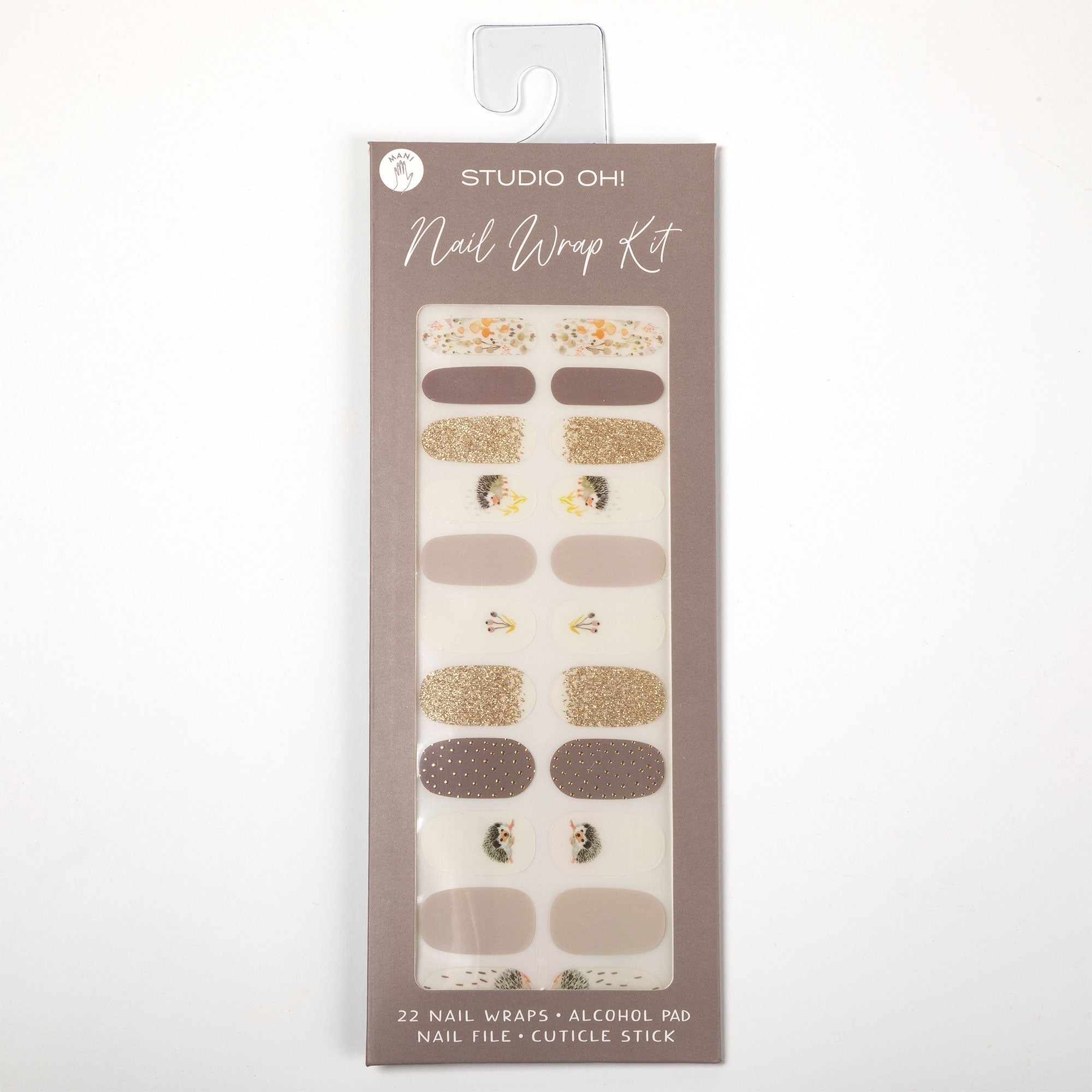 Patterned Manicure Nail Wrap Kit Bath & Body & Self Care La Vie Bien Patterned Manicure Nail Wrap Kit
