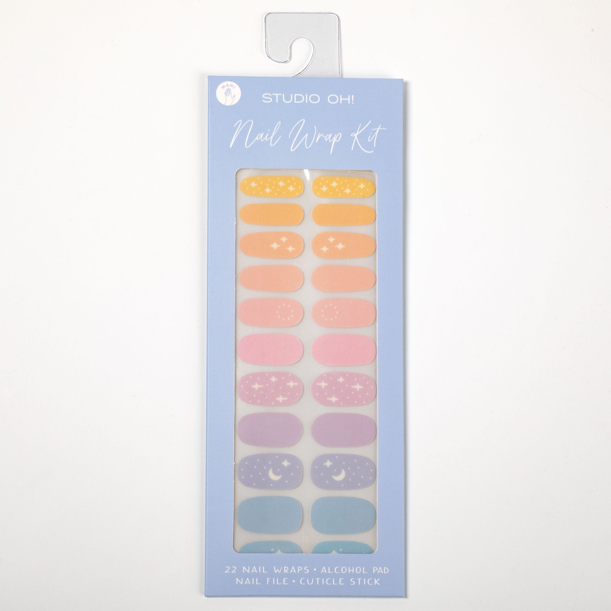Patterned Manicure Nail Wrap Kit Bath & Body & Self Care La Vie Bien Patterned Manicure Nail Wrap Kit