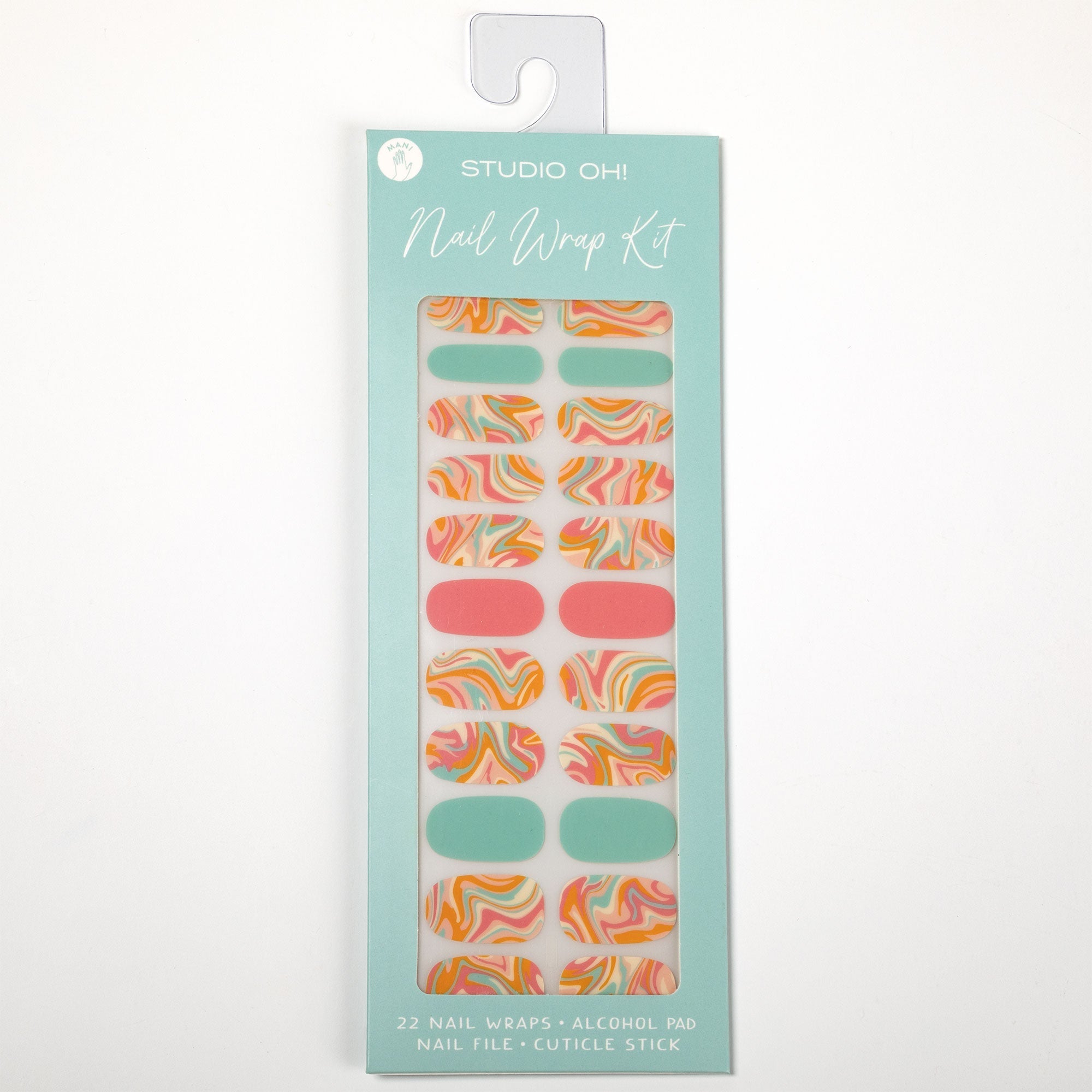 Patterned Manicure Nail Wrap Kit Bath & Body & Self Care La Vie Bien Patterned Manicure Nail Wrap Kit