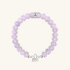 Peace and Purity - Lavender Jade Lotus Bracelet Bracelets - Womens La Vie Bien Peace and Purity - Lavender Jade Lotus Bracelet