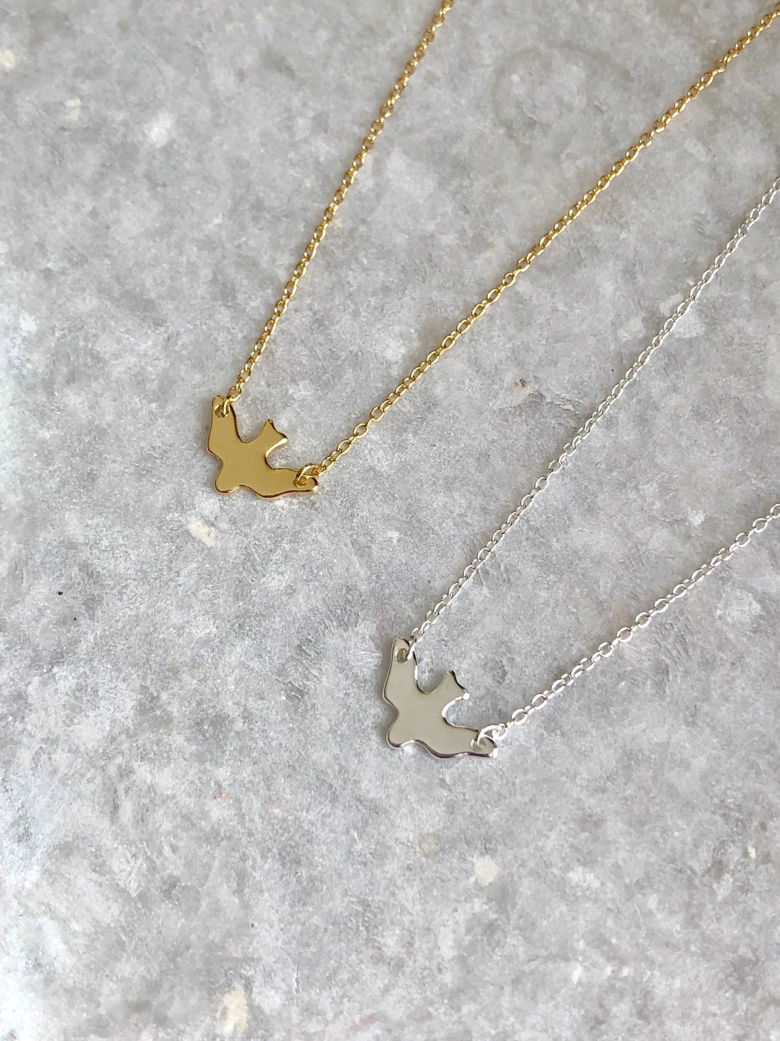 Peace Dove Pendant Necklace by Lemons and Limes Boutique