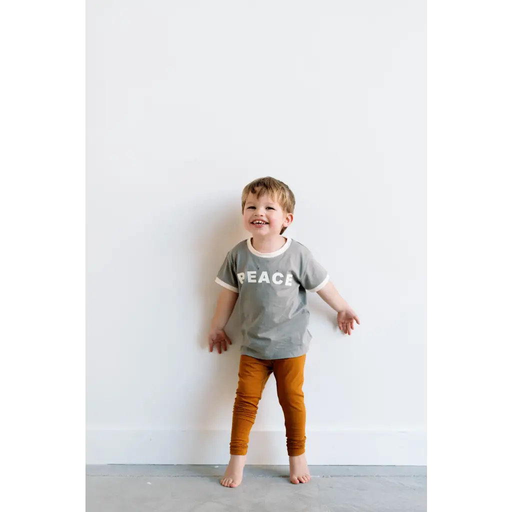 Peace Ringer T-Shirt For Kids