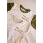Peace, Love and Kindness Pullover by Polished Prints