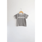 Peace Ringer T-Shirt For Kids by Polished Prints