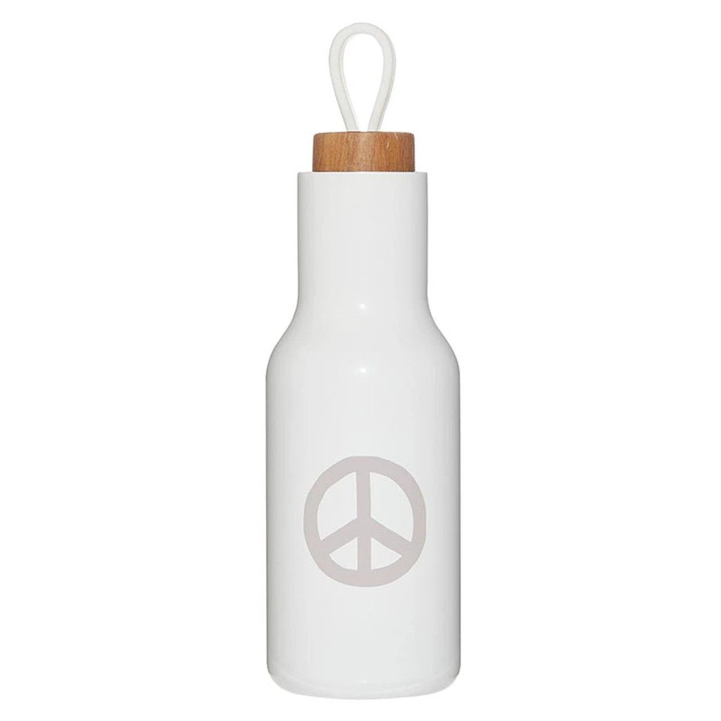 Peace Sign Stainless Steel Water Bottle | Insulated Water Canister | 20oz by The Bullish Store