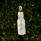 Peace Sign Stainless Steel Water Bottle | Insulated Water Canister | 20oz by The Bullish Store