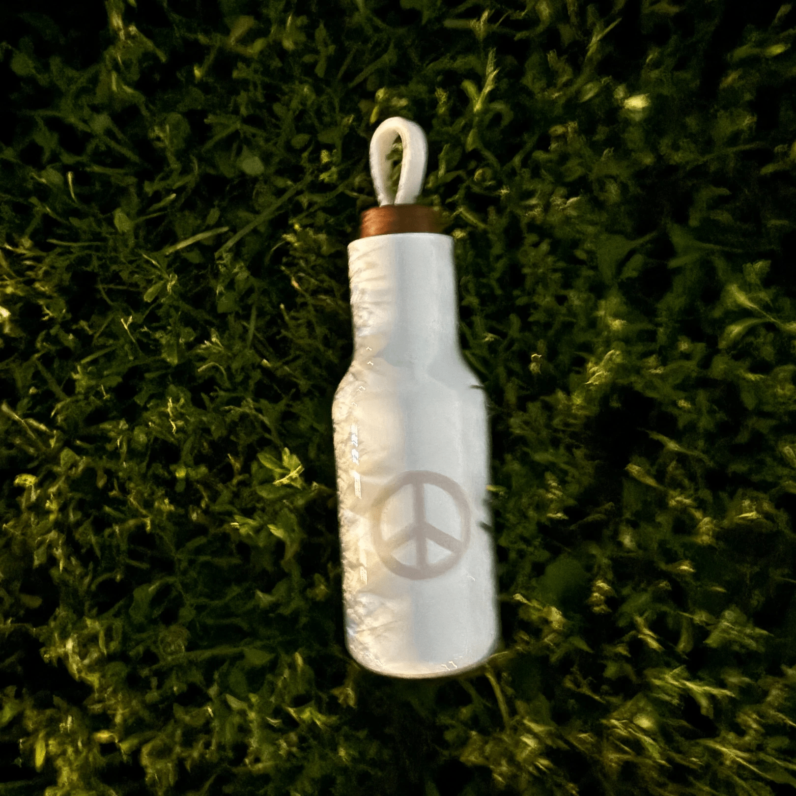 Peace Sign Stainless Steel Water Bottle | Insulated Water Canister | 20oz by The Bullish Store