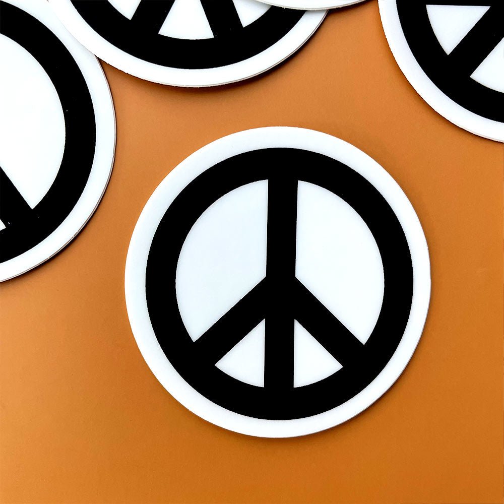 Peace Sign Sticker Sticker La Vie Bien Peace Sign Sticker