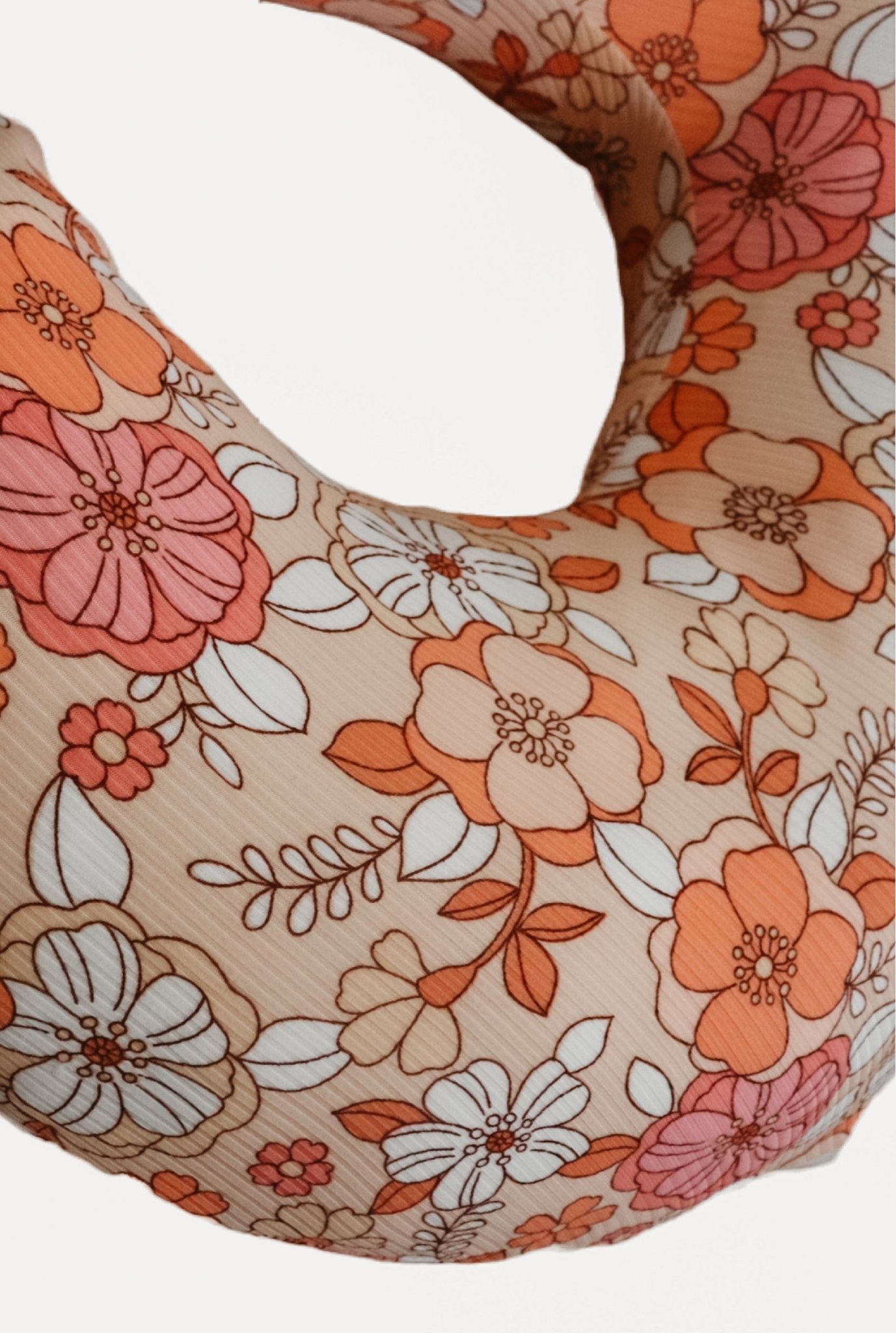 Peach Fuzz Nursing Pillow Cover La Vie Bien Peach Fuzz Nursing Pillow Cover