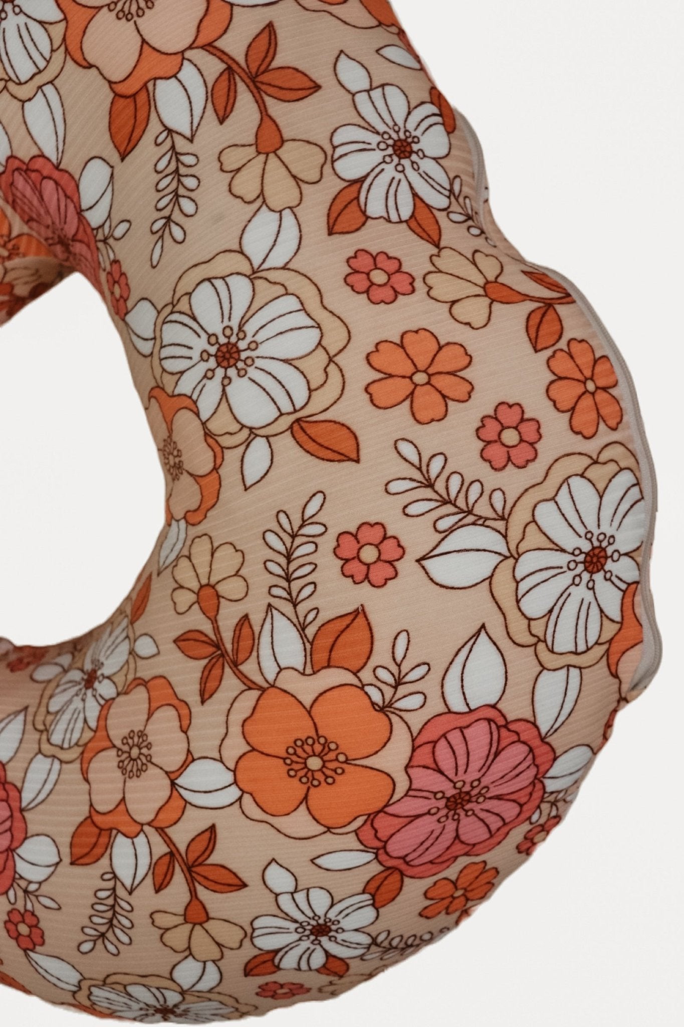 Peach Fuzz Nursing Pillow Cover La Vie Bien Peach Fuzz Nursing Pillow Cover