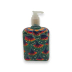 Peacock Feather Talavera Soap Dispenser | Hand-Painted Ceramic Talavera Soap Dispenser La Vie Bien Peacock Feather Talavera Soap Dispenser | Hand-Painted Ceramic