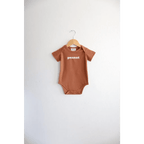 Peanut Organic Cotton Baby Onesie by Polished Prints
