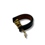 Pearl and Gold Leather Ring Rings La Vie Bien Pearl and Gold Leather Ring