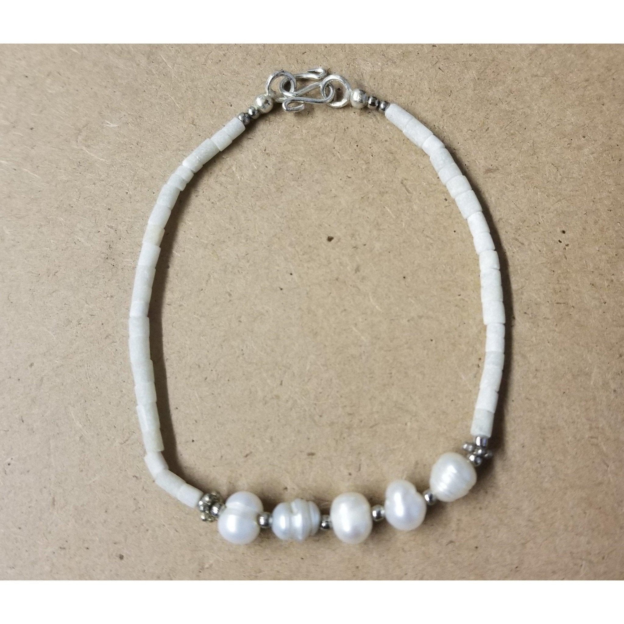 Pearl and Stone Bracelet - Thailand Jewelry La Vie Bien Pearl and Stone Bracelet - Thailand