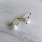 Pearl Baby Drop Earrings by Derive Jewelry