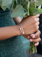 Pearl Elegance Adjustable Cuff by Fair Anita