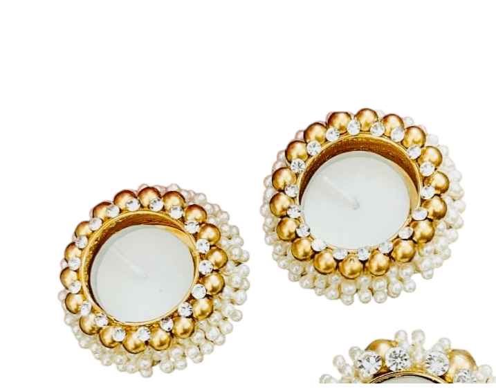 Pearl Floating Diya/ T-Light Holder Set of 2 - Beautiful Return Gifts for Any Occasion - Diwali Gifts La Vie Bien Pearl Floating Diya/ T-Light Holder Set of 2 - Beautiful Return Gifts for Any Occasion - Diwali Gifts