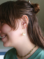 Pearl Party Hoops