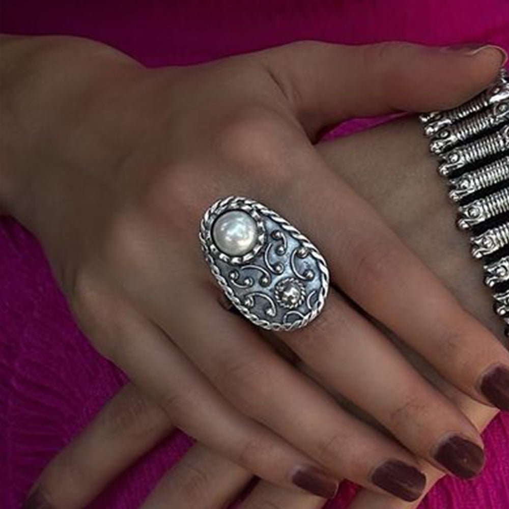 Pearl Ring Ring La Vie Bien Pearl Ring